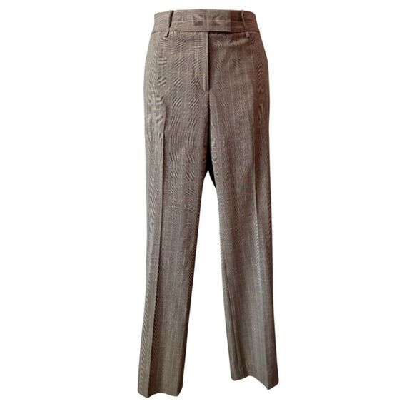 Anne Klein Gray, Beige, Black & Pink Plaid Pantsuit - Picture 8 of 17